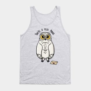 You're a real hoot Owl Digital Illustration Tank Top